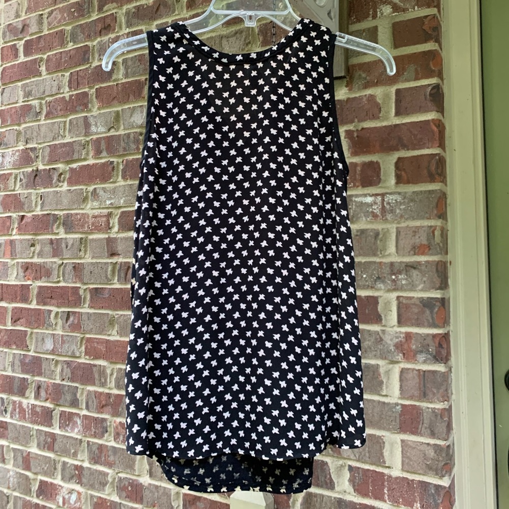 Loft Women’s Hi-Low Sleeveless Blouse, Size XS